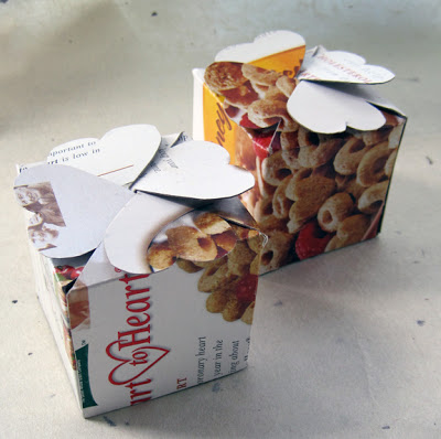 Paquet cadeau boîte de céréales